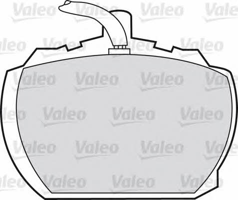 Valeo 551500 Brake Pad Set, disc brake 551500: Buy near me at 2407.PL in Poland at an Affordable price!