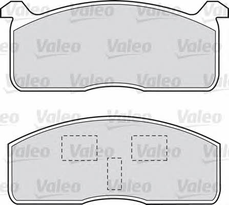 Valeo 551650 Гальмівні колодки, комплект 551650: Приваблива ціна - Купити у Польщі на 2407.PL!