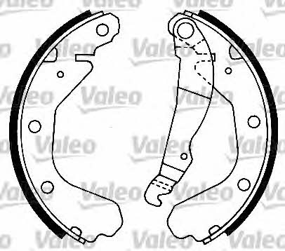 Valeo 554571 Brake shoe set 554571: Buy near me at 2407.PL in Poland at an Affordable price!