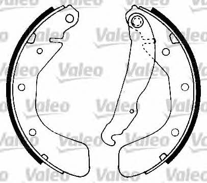 Valeo 554624 Brake shoe set 554624: Buy near me at 2407.PL in Poland at an Affordable price!