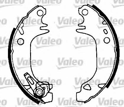 Valeo 554653 Колодки тормозные барабанные, комплект 554653: Отличная цена - Купить в Польше на 2407.PL!