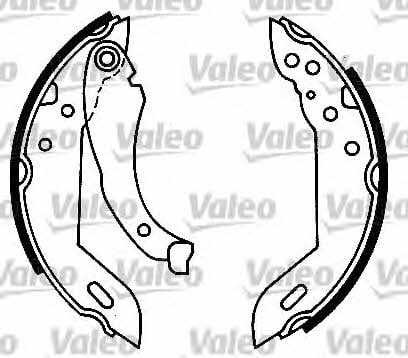 Valeo 554689 Brake shoe set 554689: Buy near me at 2407.PL in Poland at an Affordable price!