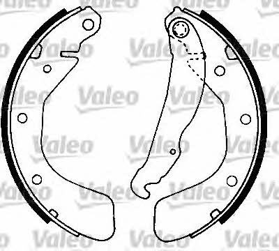 Valeo 554715 Brake shoe set 554715: Buy near me in Poland at 2407.PL - Good price!
