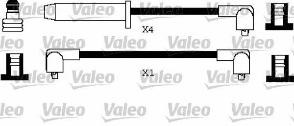 Valeo 346397 Провода высоковольтные, комплект 346397: Отличная цена - Купить в Польше на 2407.PL!
