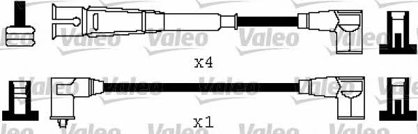 Valeo 346568 Провода высоковольтные, комплект 346568: Отличная цена - Купить в Польше на 2407.PL!