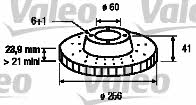 Valeo 186189 Front brake disc ventilated 186189: Buy near me in Poland at 2407.PL - Good price!