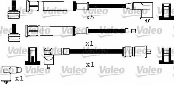 Valeo 346573 Провода высоковольтные, комплект 346573: Отличная цена - Купить в Польше на 2407.PL!