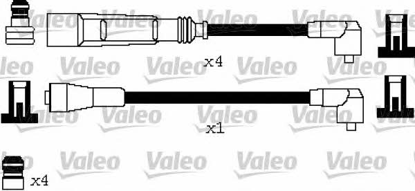 Valeo 346621 Провода высоковольтные, комплект 346621: Отличная цена - Купить в Польше на 2407.PL!