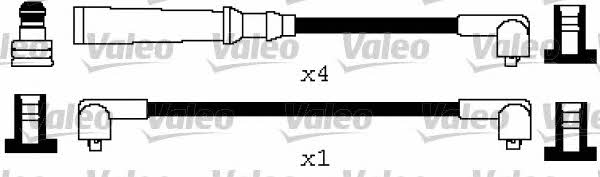 Valeo 346643 Провода высоковольтные, комплект 346643: Отличная цена - Купить в Польше на 2407.PL!