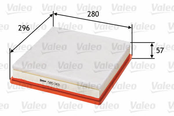 Filtr powietrza Valeo 585143