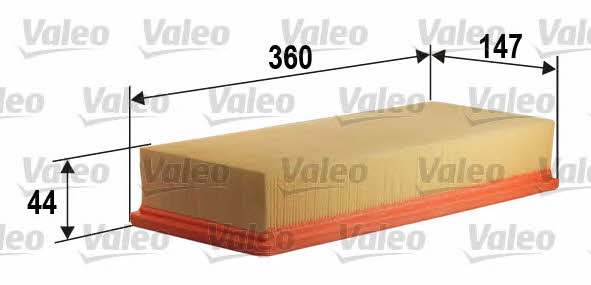 Valeo 585252 Air filter 585252: Buy near me at 2407.PL in Poland at an Affordable price!