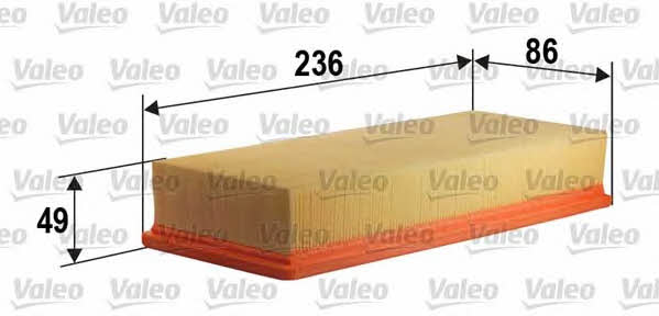 Valeo 585254 Luftfilter 585254: Kaufen Sie zu einem guten Preis in Polen bei 2407.PL!