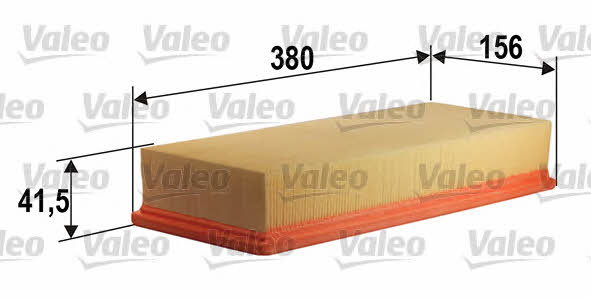 Valeo 585309 Air filter 585309: Buy near me in Poland at 2407.PL - Good price!