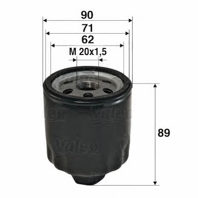 Valeo 586004 Oil Filter 586004: Buy near me in Poland at 2407.PL - Good price!