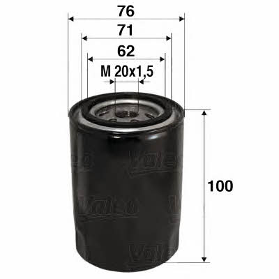 Valeo 586012 Oil Filter 586012: Buy near me at 2407.PL in Poland at an Affordable price!