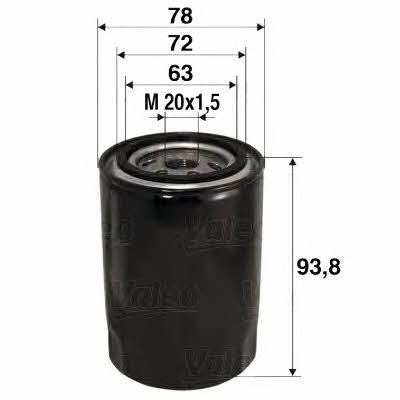 Valeo 586080 Oil Filter 586080: Buy near me in Poland at 2407.PL - Good price!