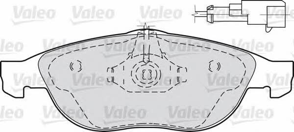 Valeo 598880 Brake Pad Set, disc brake 598880: Buy near me in Poland at 2407.PL - Good price!