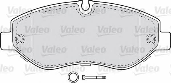 Valeo 598882 Brake Pad Set, disc brake 598882: Buy near me in Poland at 2407.PL - Good price!