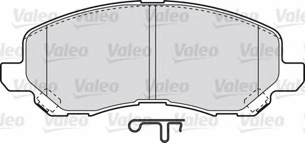 Valeo 598886 Brake Pad Set, disc brake 598886: Buy near me in Poland at 2407.PL - Good price!