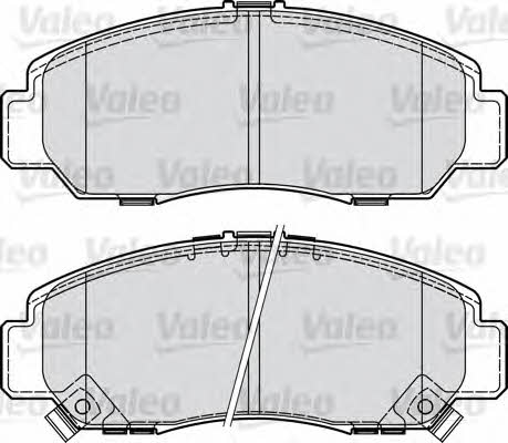 Valeo 598887 Brake Pad Set, disc brake 598887: Buy near me in Poland at 2407.PL - Good price!