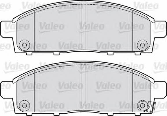 Valeo 598893 Brake Pad Set, disc brake 598893: Buy near me in Poland at 2407.PL - Good price!