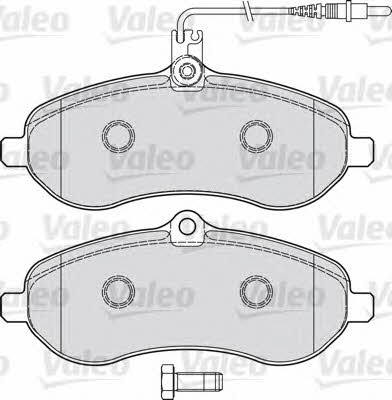 Valeo 598899 Brake Pad Set, disc brake 598899: Buy near me in Poland at 2407.PL - Good price!