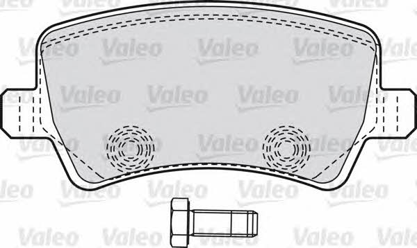 Valeo 598928 Тормозные колодки дисковые, комплект 598928: Отличная цена - Купить в Польше на 2407.PL!