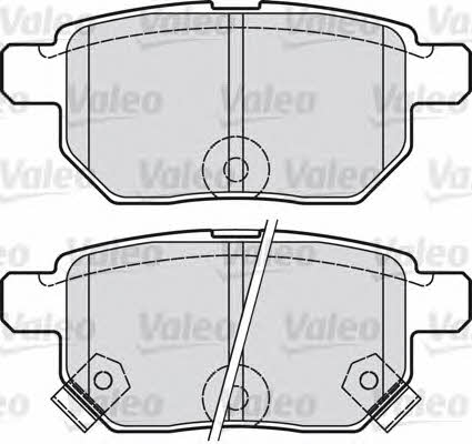 Valeo 598933 Brake Pad Set, disc brake 598933: Buy near me in Poland at 2407.PL - Good price!