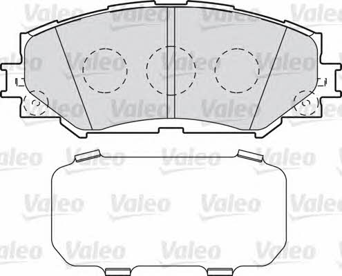 Valeo 598943 Brake Pad Set, disc brake 598943: Buy near me in Poland at 2407.PL - Good price!