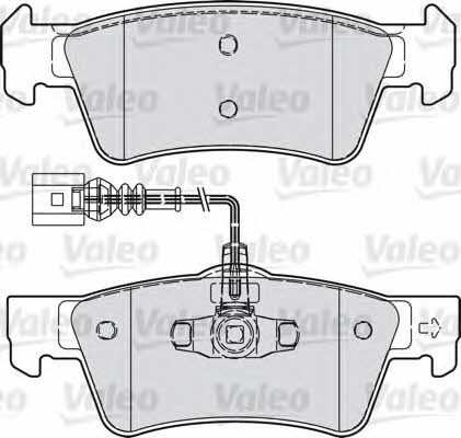 Valeo 598946 Brake Pad Set, disc brake 598946: Buy near me in Poland at 2407.PL - Good price!