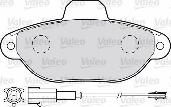 Valeo 598987 Brake Pad Set, disc brake 598987: Buy near me in Poland at 2407.PL - Good price!