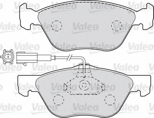 Valeo 598990 Тормозные колодки дисковые, комплект 598990: Отличная цена - Купить в Польше на 2407.PL!