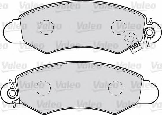 Valeo 598991 Brake Pad Set, disc brake 598991: Buy near me in Poland at 2407.PL - Good price!