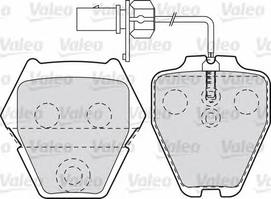 Valeo 598992 Тормозные колодки дисковые, комплект 598992: Отличная цена - Купить в Польше на 2407.PL!