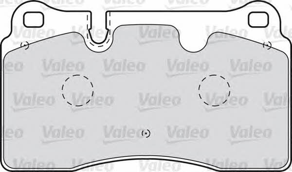 Valeo 598994 Brake Pad Set, disc brake 598994: Buy near me in Poland at 2407.PL - Good price!