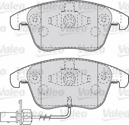 Valeo 598996 Brake Pad Set, disc brake 598996: Buy near me in Poland at 2407.PL - Good price!