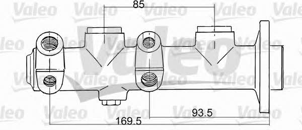 Valeo 350710 Brake Master Cylinder 350710: Buy near me in Poland at 2407.PL - Good price!
