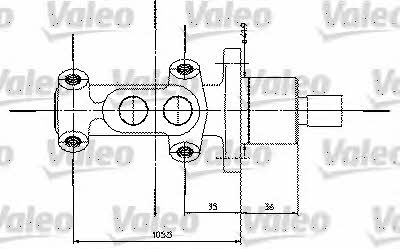 Valeo 350821 Brake Master Cylinder 350821: Buy near me in Poland at 2407.PL - Good price!
