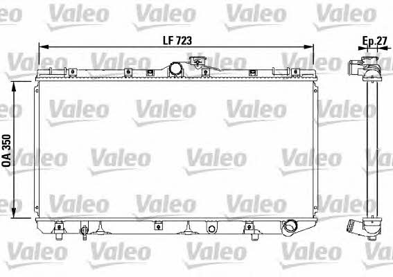 Valeo 731568 Радіатор охолодження двигуна 731568: Приваблива ціна - Купити у Польщі на 2407.PL!