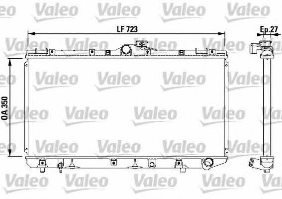 Valeo 731568 Радиатор охлаждения двигателя 731568: Отличная цена - Купить в Польше на 2407.PL!