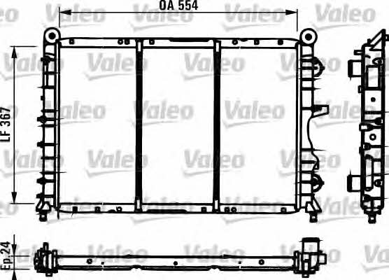 Valeo 731590 Radiator, engine cooling 731590: Buy near me at 2407.PL in Poland at an Affordable price!
