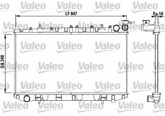 Valeo 731659 Radiator, engine cooling 731659: Buy near me in Poland at 2407.PL - Good price!