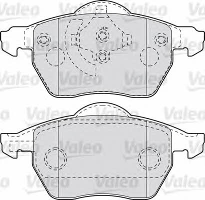 Valeo 601006 Brake Pad Set, disc brake 601006: Buy near me in Poland at 2407.PL - Good price!