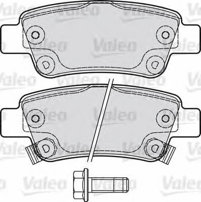 Valeo 601038 Brake Pad Set, disc brake 601038: Buy near me in Poland at 2407.PL - Good price!