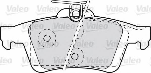 Valeo 601044 Brake Pad Set, disc brake 601044: Buy near me in Poland at 2407.PL - Good price!