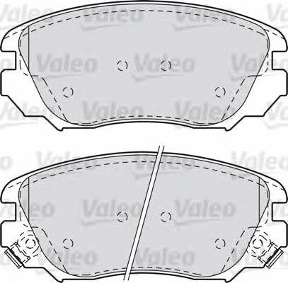 Valeo 601047 Brake Pad Set, disc brake 601047: Buy near me in Poland at 2407.PL - Good price!