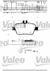 Valeo 601304 Тормозные колодки дисковые, комплект 601304: Купить в Польше - Отличная цена на 2407.PL!