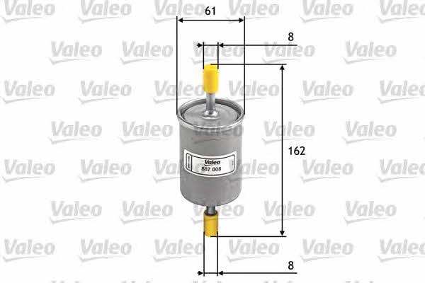 Filtr paliwa Valeo 587008