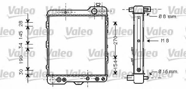 Valeo 731760 Радіатор охолодження двигуна 731760: Купити у Польщі - Добра ціна на 2407.PL!