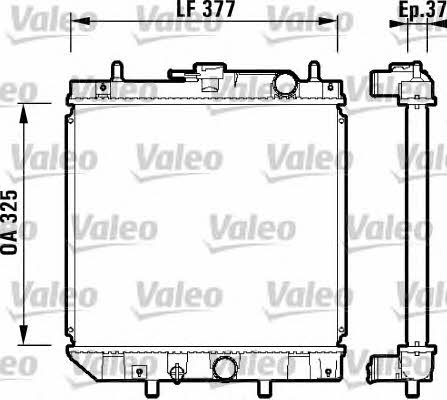 Valeo 731857 Радіатор охолодження двигуна 731857: Купити у Польщі - Добра ціна на 2407.PL!